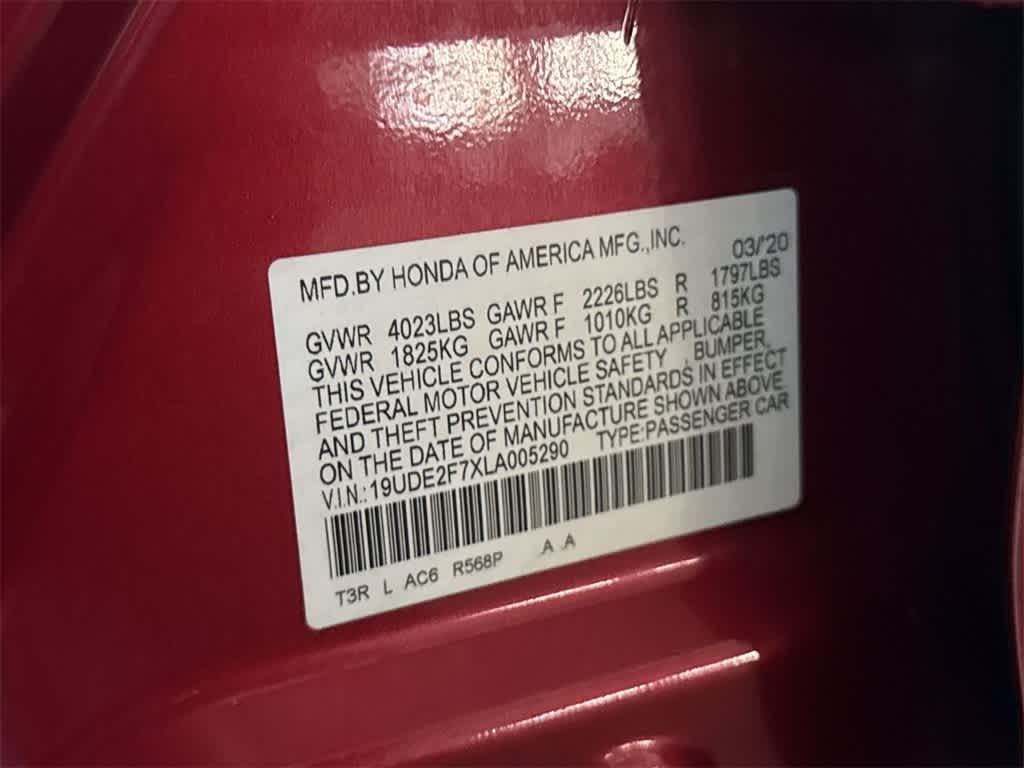 2020 Acura ILX w/Premium Pkg