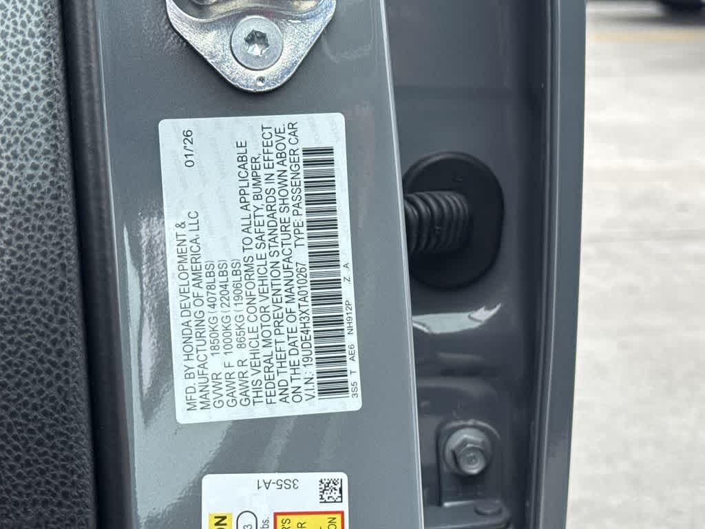 2026 Acura Integra w/A-Spec Package