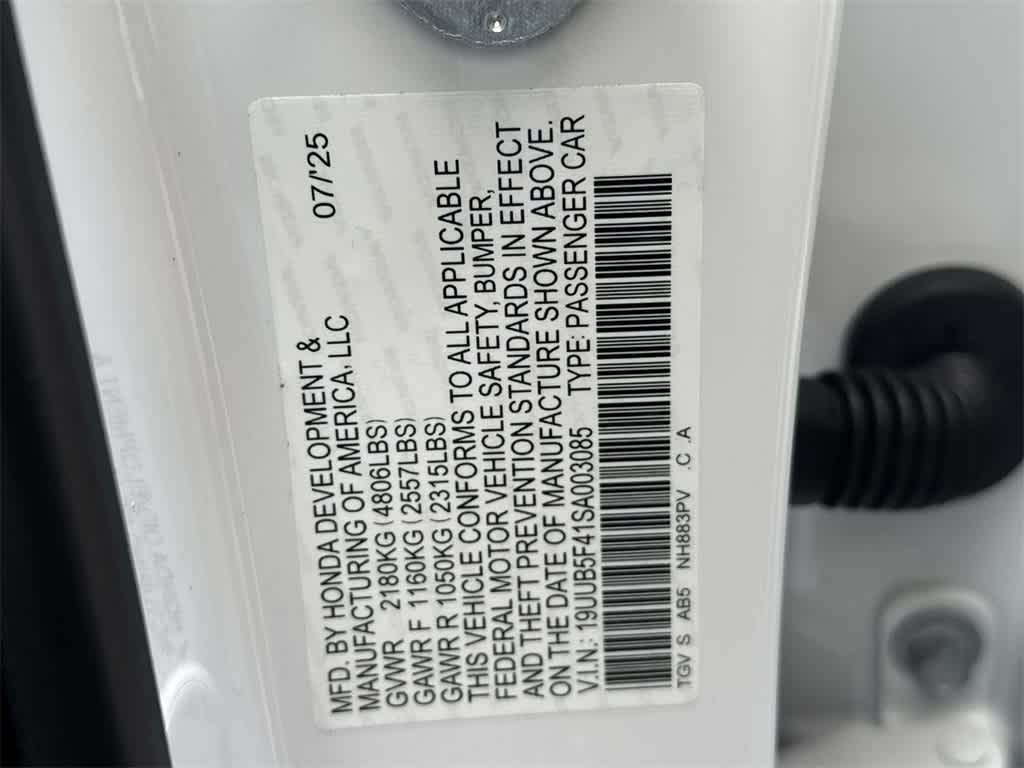 2025 Acura TLX with Technology Package