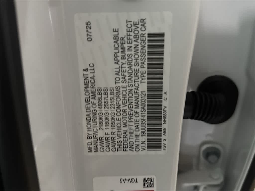 2025 Acura TLX with Technology Package