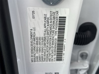 2025 Acura TLX with Technology Package