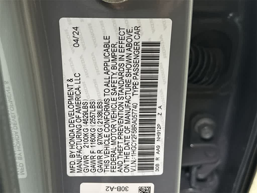 2024 Honda Accord Hybrid Sport