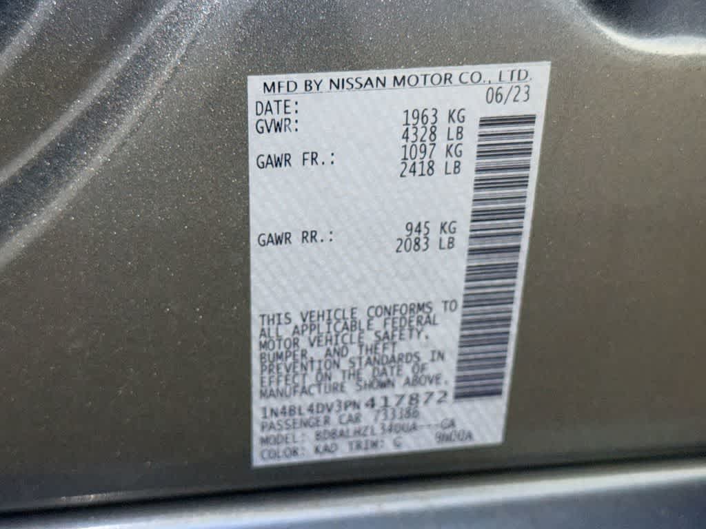 2023 Nissan Altima 2.5 SV