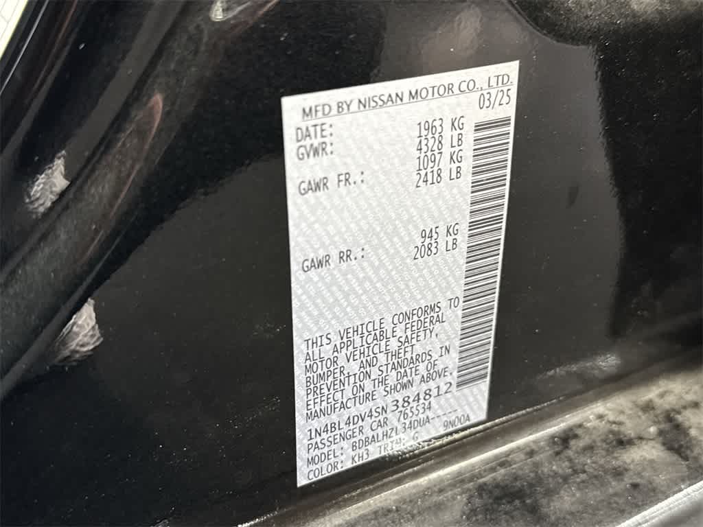 2025 Nissan Altima SV