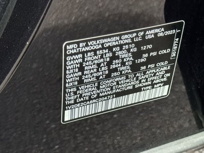 2024 Volkswagen Atlas Cross Sport 2.0T SE