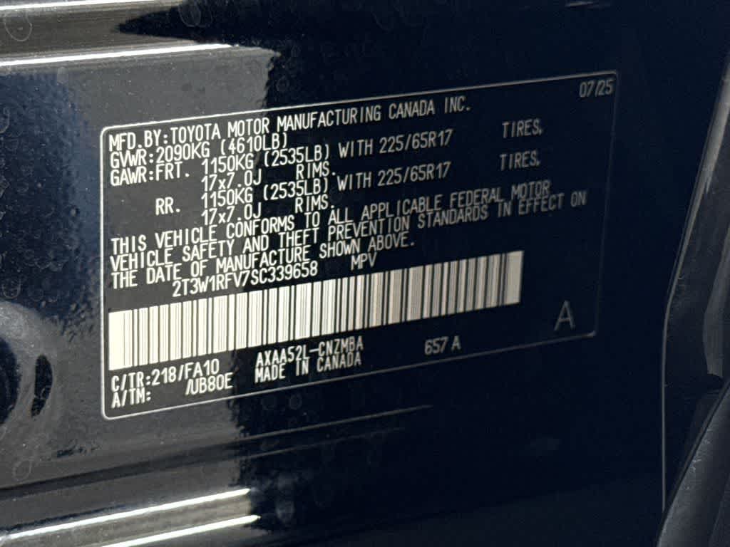 2025 Toyota RAV4 XLE