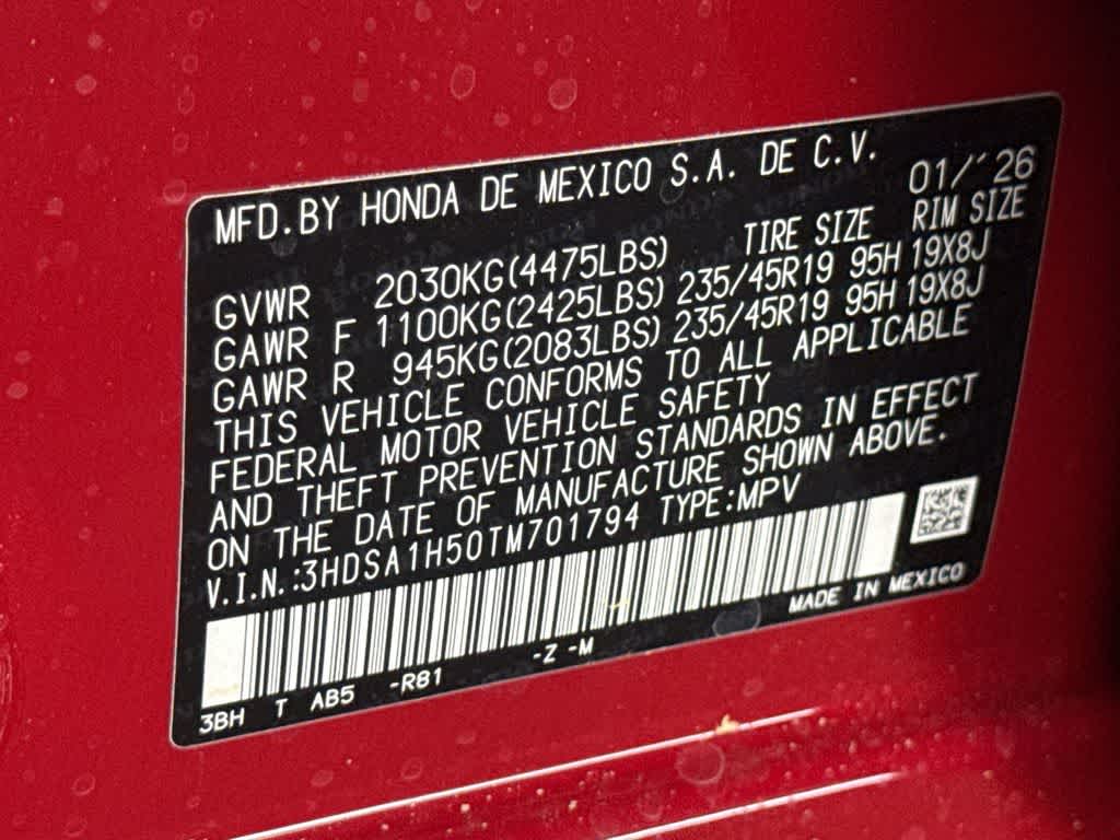 2026 Acura ADX w/A-Spec Package