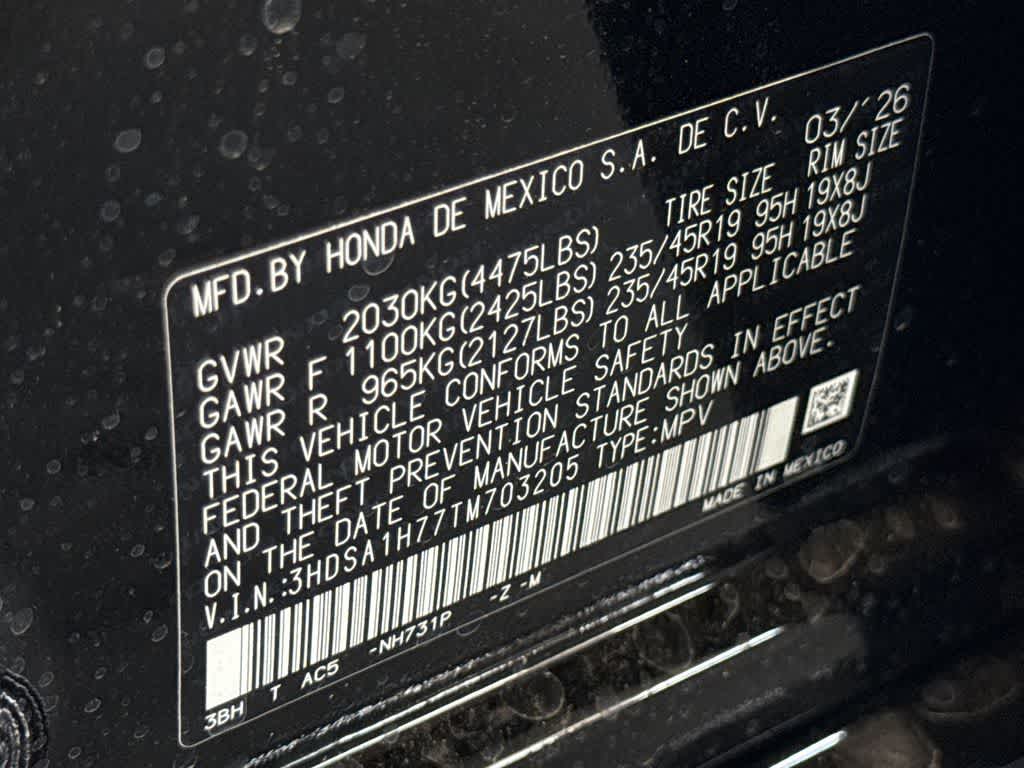 2026 Acura ADX w/A-Spec Advance Package