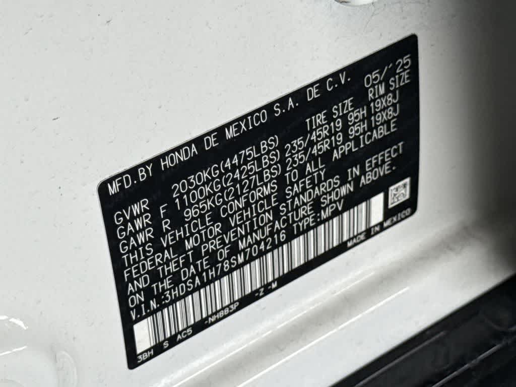 2025 Acura ADX w/A-Spec Advance Package