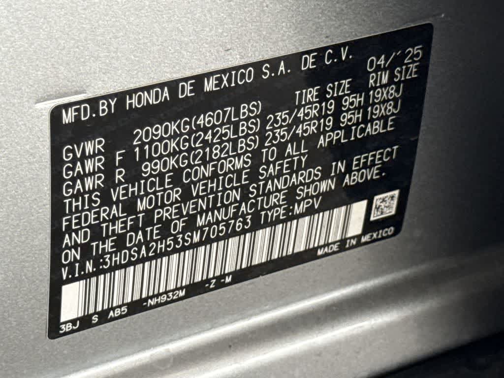 2025 Acura ADX w/A-Spec Package