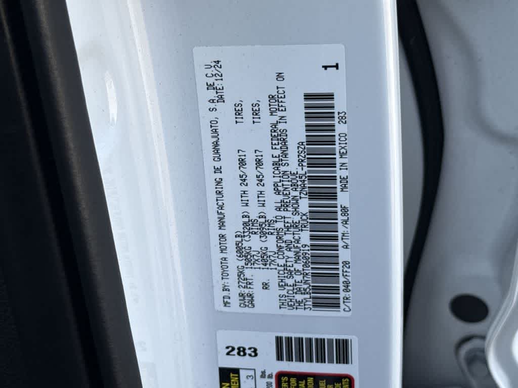 2024 Toyota Tacoma SR5