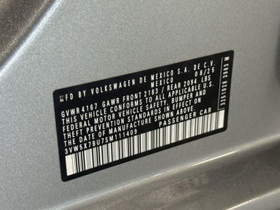 2025 Volkswagen Jetta S