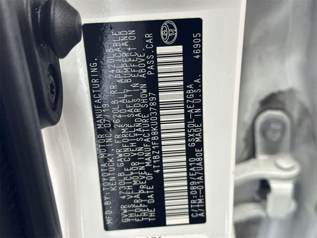 2019 Toyota Avalon XLE