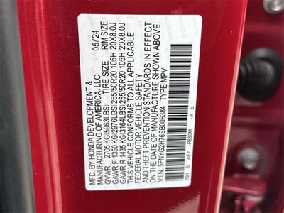 2025 Honda Pilot Touring