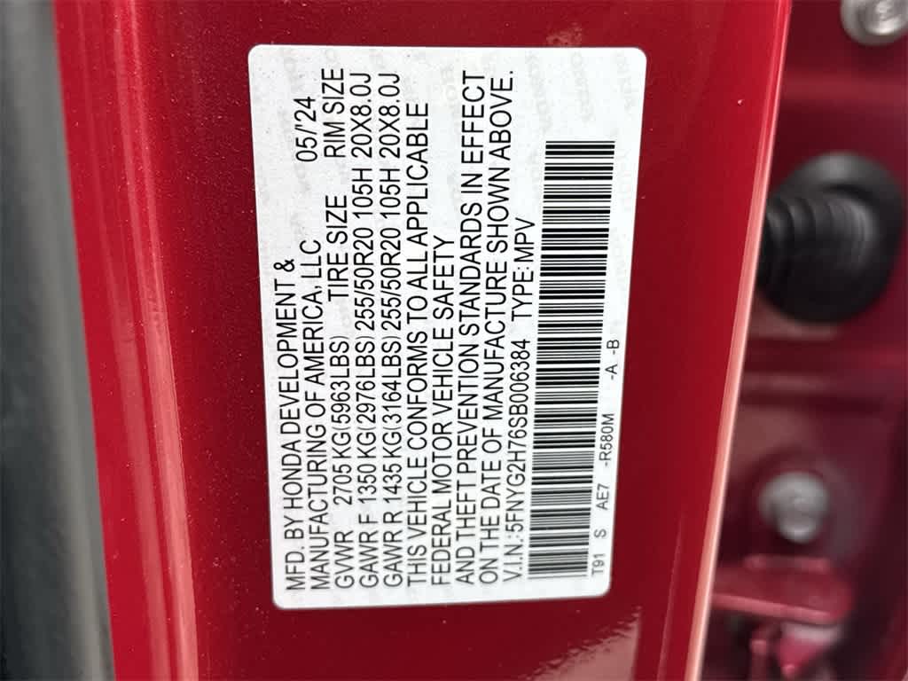 2025 Honda Pilot Touring