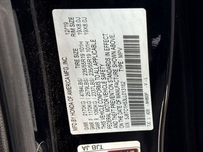 2020 Acura RDX w/Technology Pkg