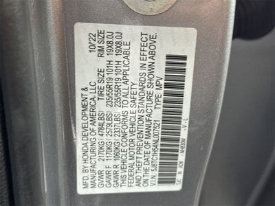 2022 Acura RDX w/Technology Package