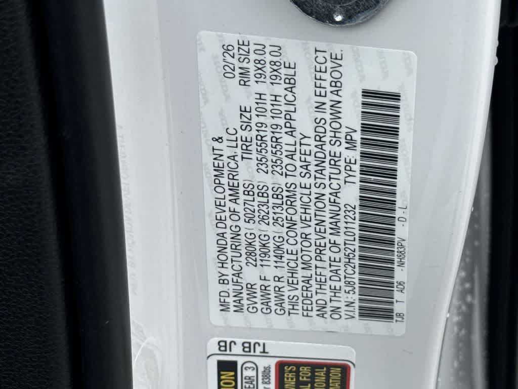 2026 Acura RDX w/Technology Package