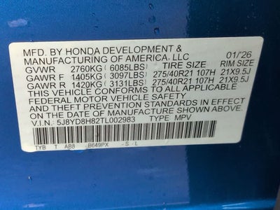 2026 Acura MDX Type S w/Advance Package