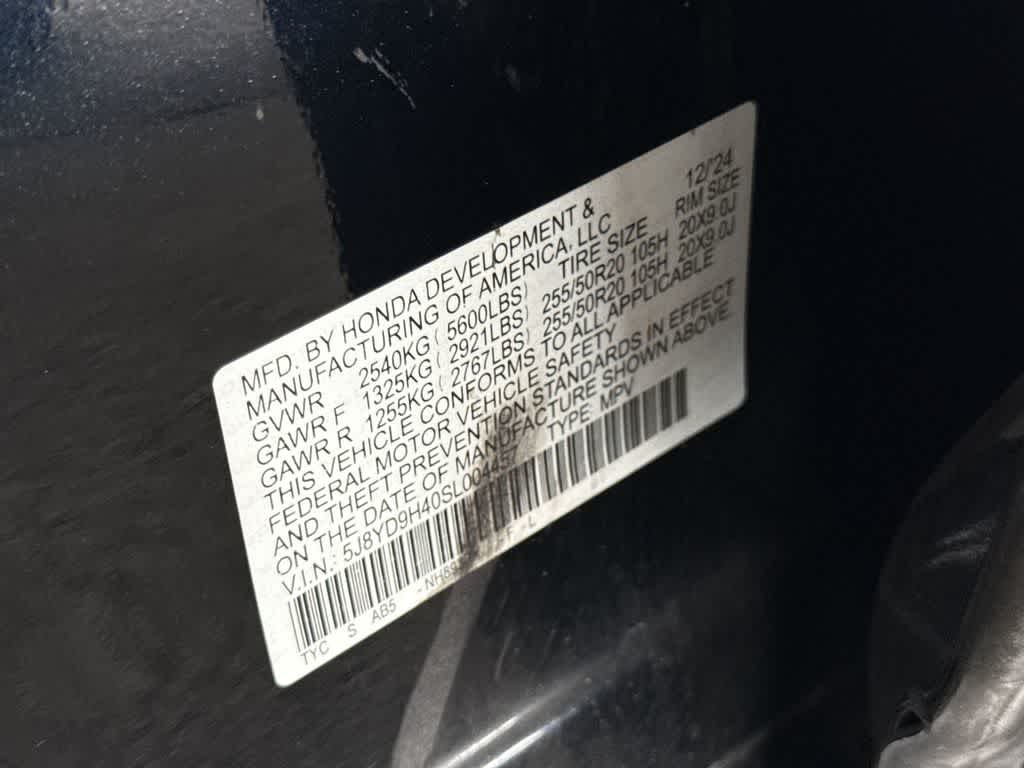 2025 Acura MDX w/Technology Package