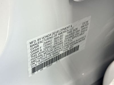 2026 Acura MDX w/Technology Package