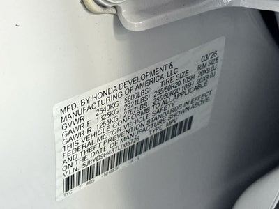 2026 Acura MDX w/Technology Package