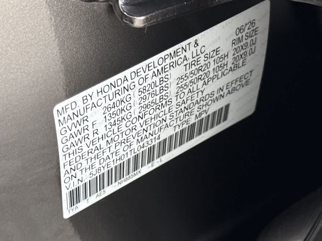 2026 Acura MDX w/A-Spec Package