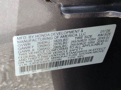 2026 Acura MDX w/A-Spec Package