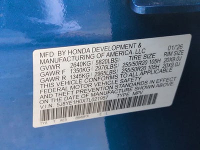 2026 Acura MDX w/A-Spec Package