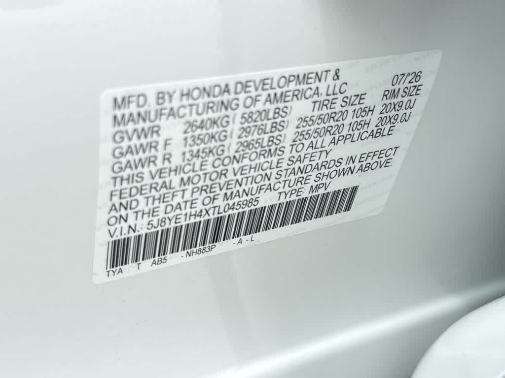 2026 Acura MDX with Technology Package