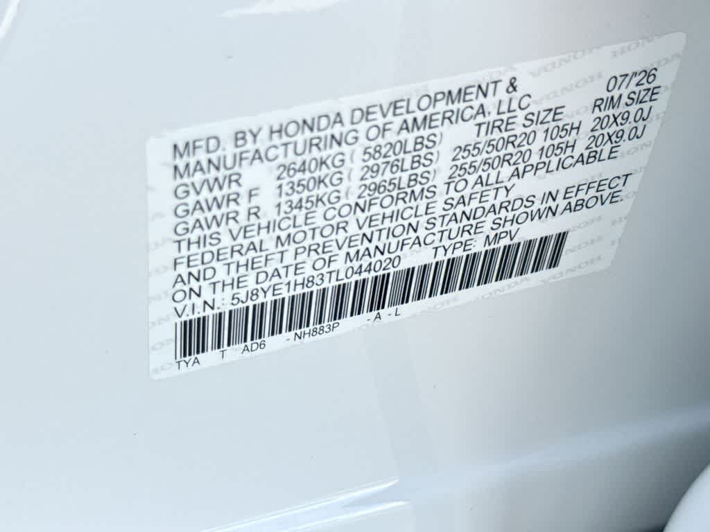 2026 Acura MDX w/Advance Package