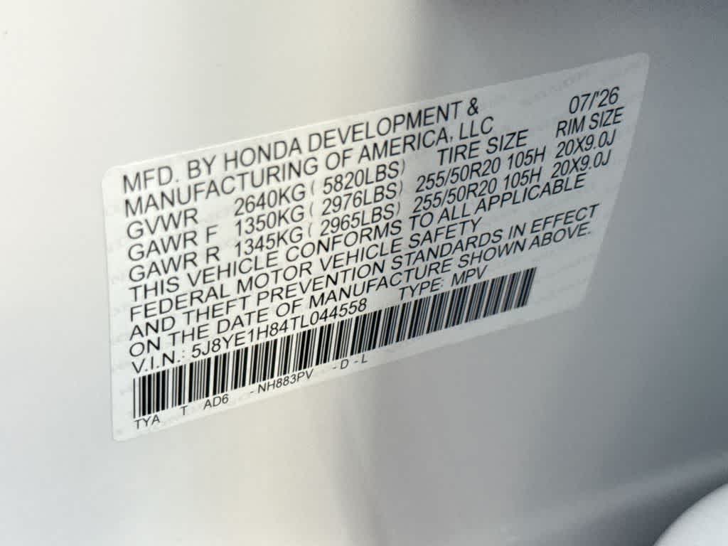 2026 Acura MDX with Advance Package
