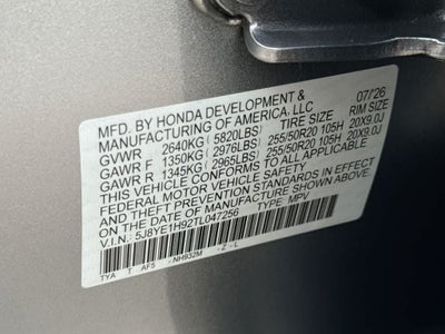 2026 Acura MDX A-Spec with Advance Package