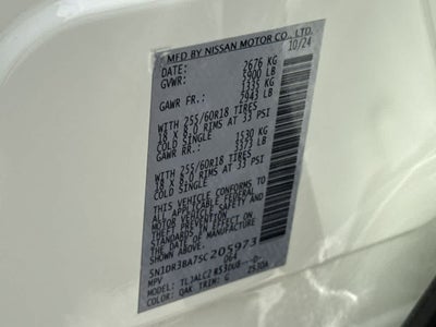 2025 Nissan Pathfinder SV