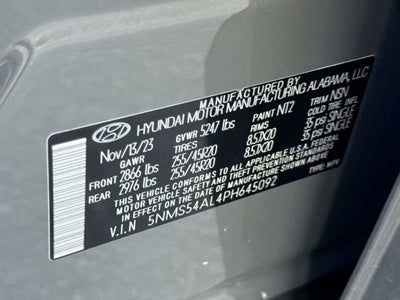 2023 Hyundai Santa Fe Calligraphy