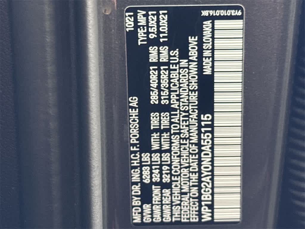 2022 Porsche Cayenne GTS